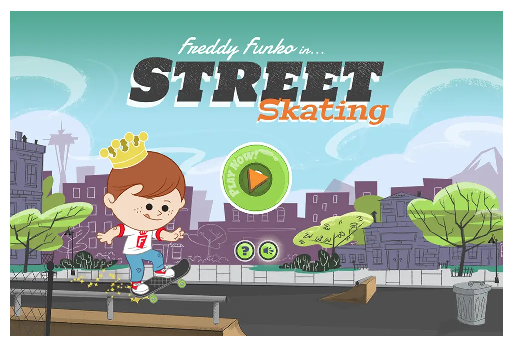 Freddy Funko Skating