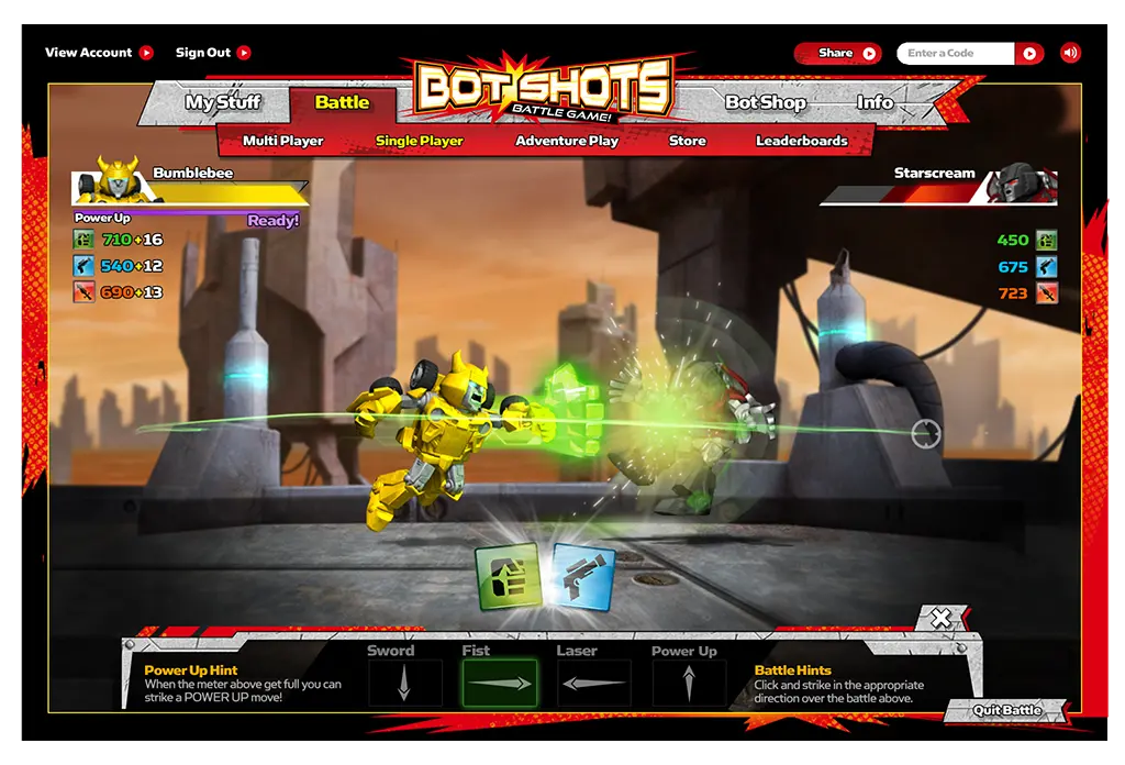 Transformers Botshots